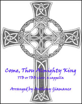 COME, THOU ALMIGHTY KING TBB choral sheet music cover